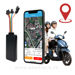 Định vị xe máy Newtrack 4G-18S , Chip 4G mới , giám sát âm thanh trực tuyến
